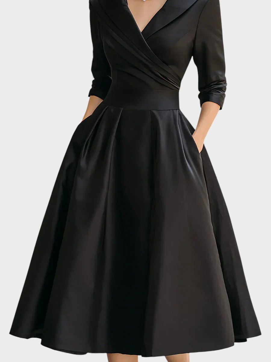 Clara™ | Elegantný saténový šaty