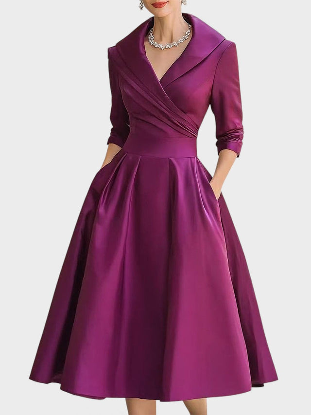 Clara™ | Elegantný saténový šaty