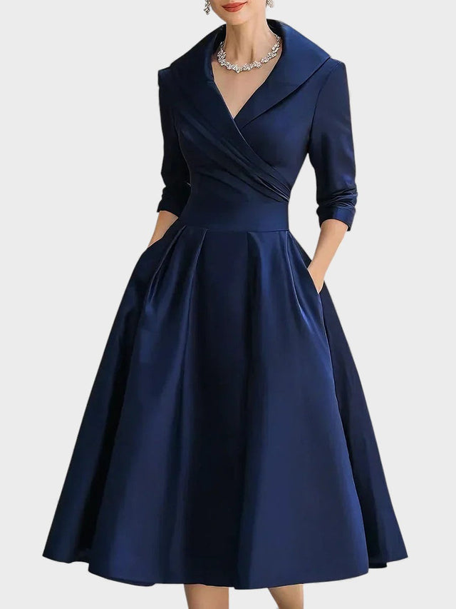 Clara™ | Elegantný saténový šaty