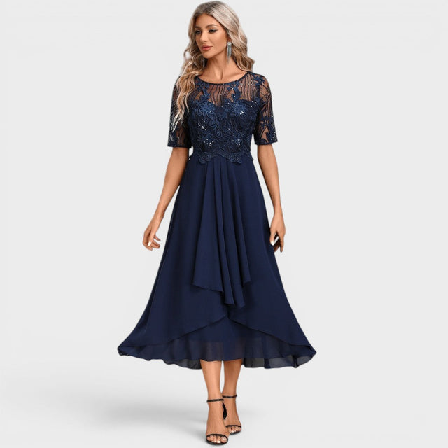 Irene™ | Elegantné midi šaty z čipky