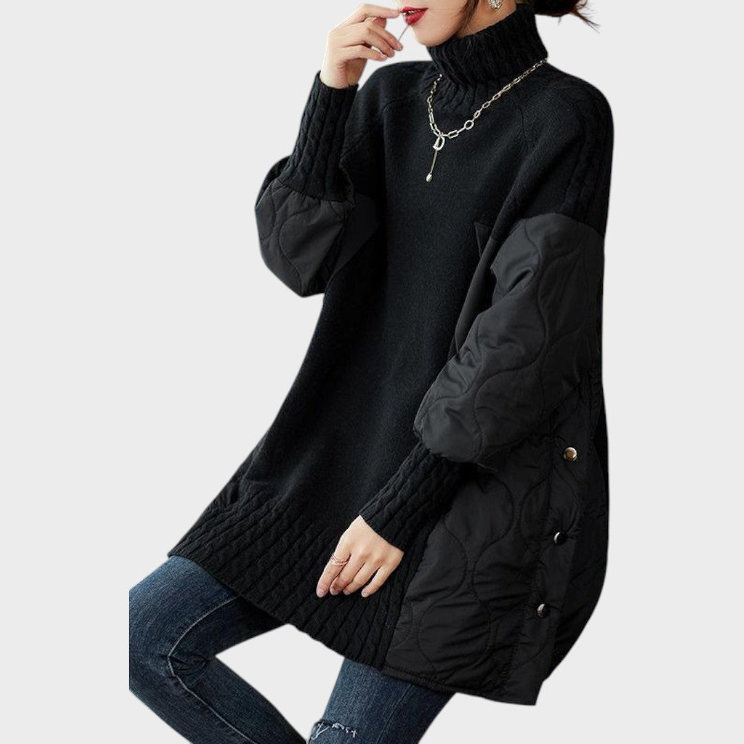 Sarah™ | Oversize s vysokým golierom