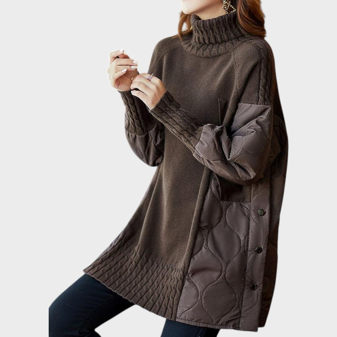Sarah™ | Oversize s vysokým golierom