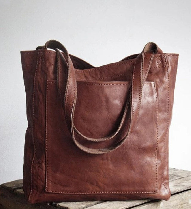 Leonor™ | Kožená taška tote