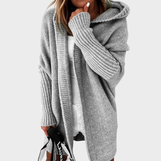 Marcela™ | Oversized pletený cardigan s kapucňou