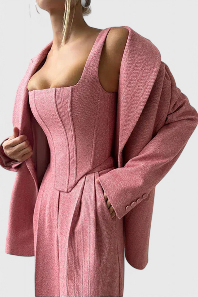 Evena Nohavicový Kostým pre Sebavedomú Eleganciu