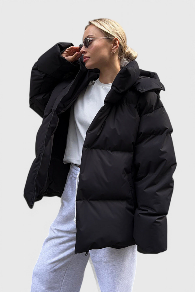 Emilia Elegantná Puffer Bunda
