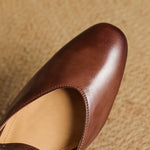 Audrey | Mary Jane Leather Mules