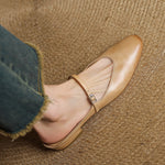 Audrey | Mary Jane Leather Mules