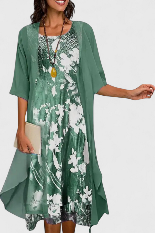 Elegantný kvetinový šaty Venezia