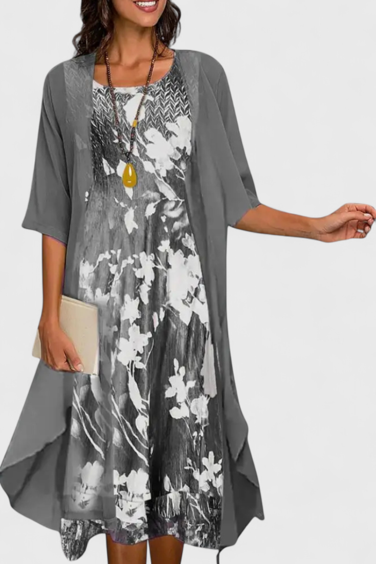 Elegantný kvetinový šaty Venezia
