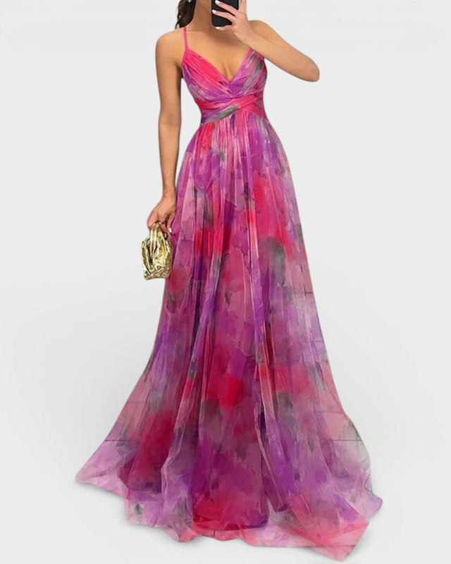 Valeria™ | Elegantné maxi kvetinové šaty
