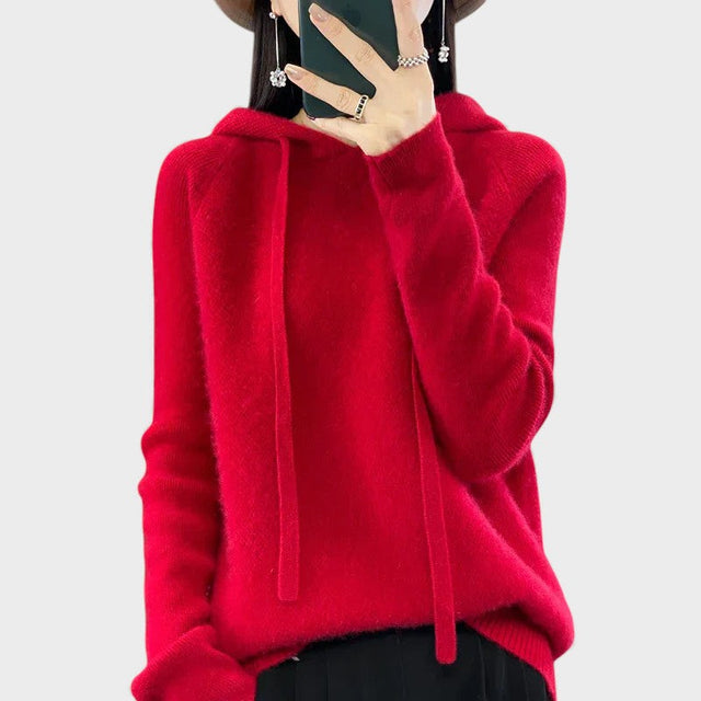 Silvia™ | Hladký sveter z merino vlny