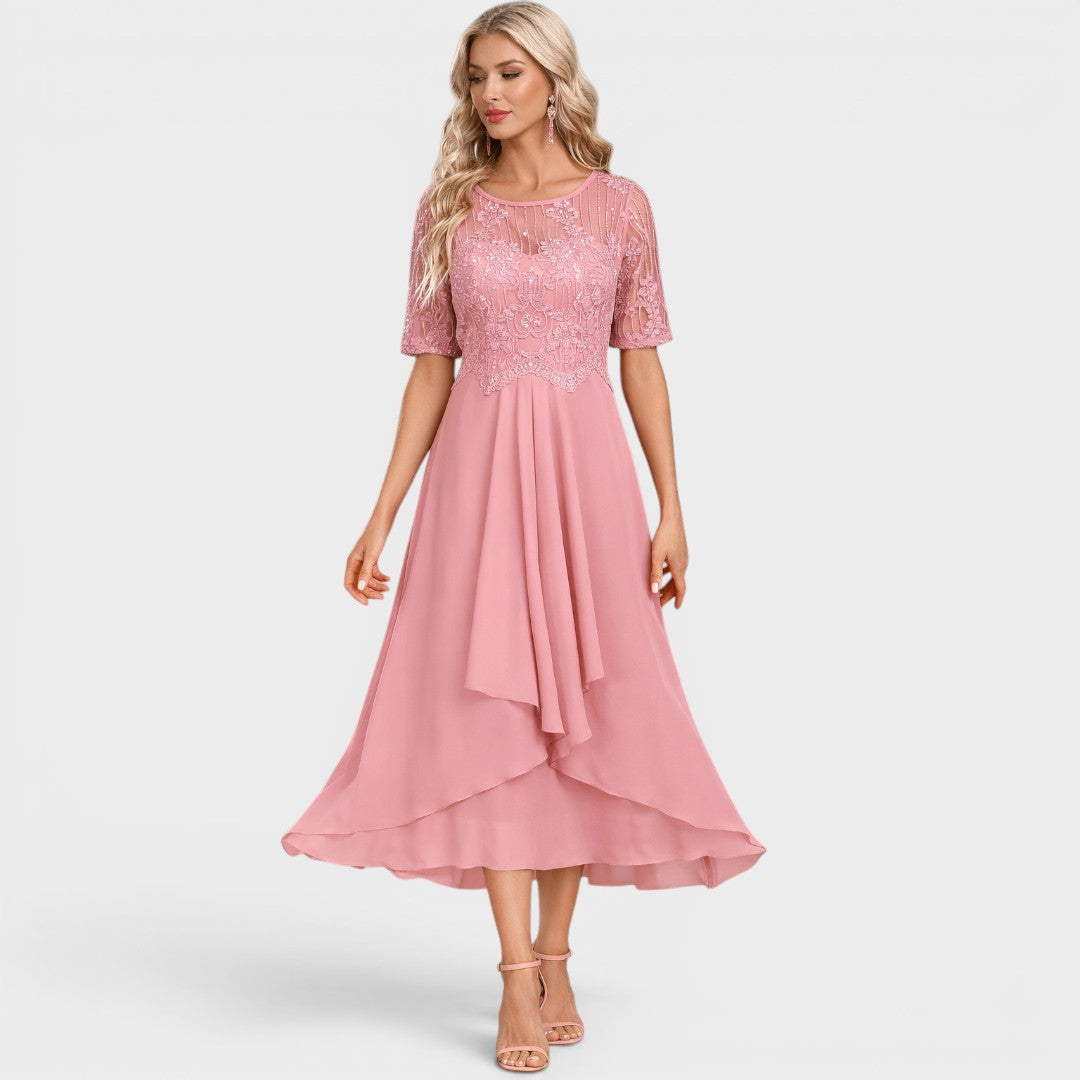 Irene™ | Elegantné midi šaty z čipky