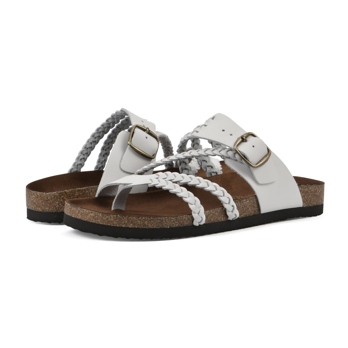 Mara | Woven Strap Footbed Sandals