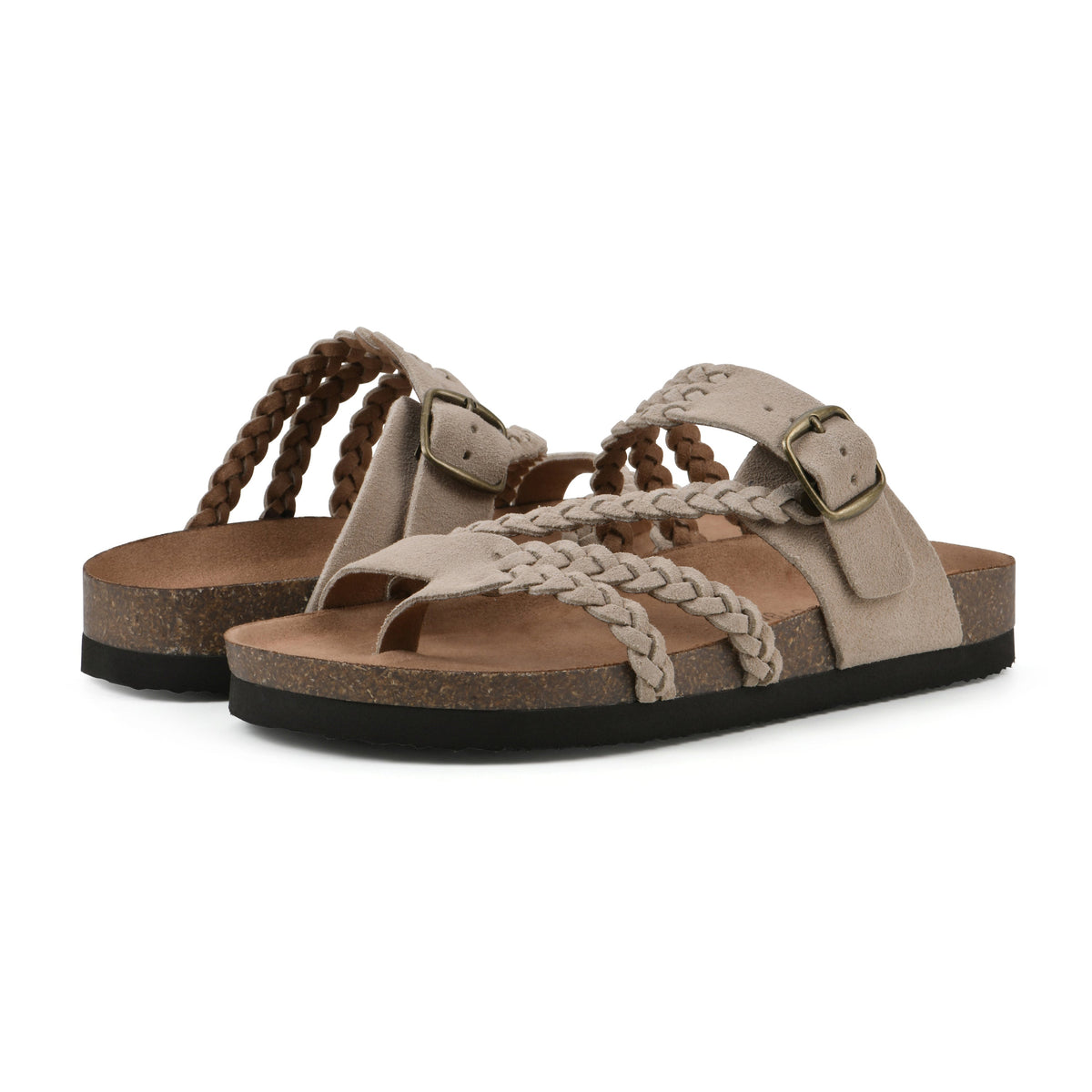 Mara | Woven Strap Footbed Sandals