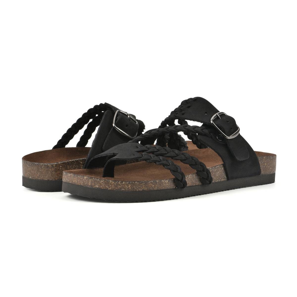 Mara | Woven Strap Footbed Sandals