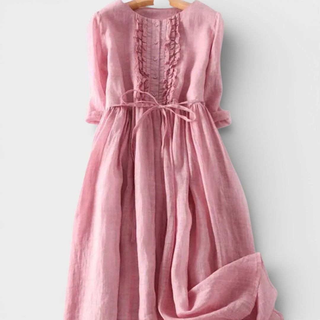 Carmen™ | Elegantné maxi šaty z ľanu
