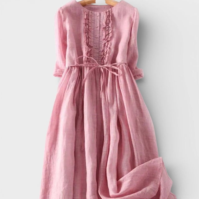 Carmen™ | Elegantné maxi šaty z ľanu
