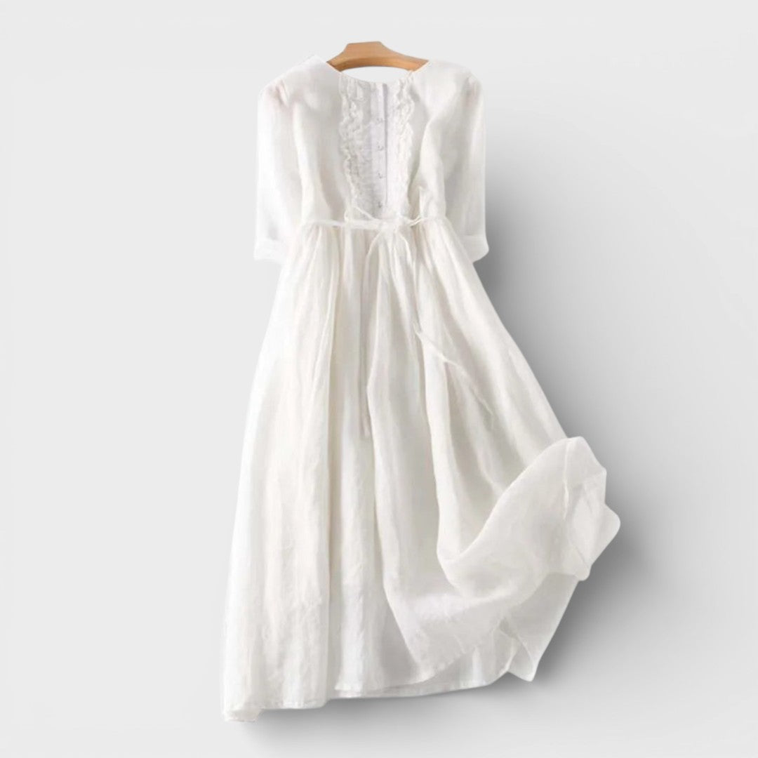 Carmen™ | Elegantné maxi šaty z ľanu