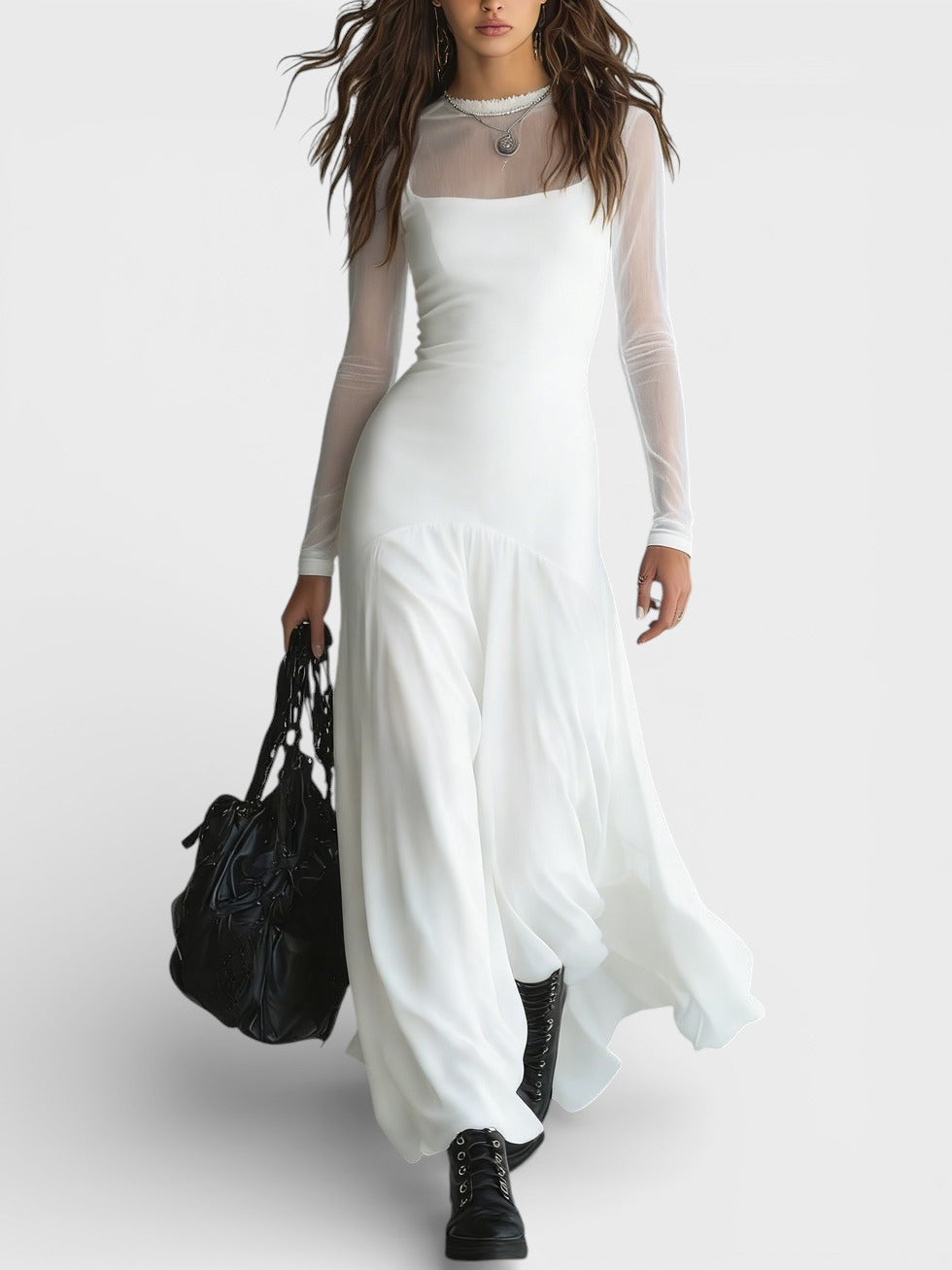 Natalia™ | Elegantné dlhé tylové šaty