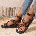 Rachel | Crossover Strap Flat Sandals