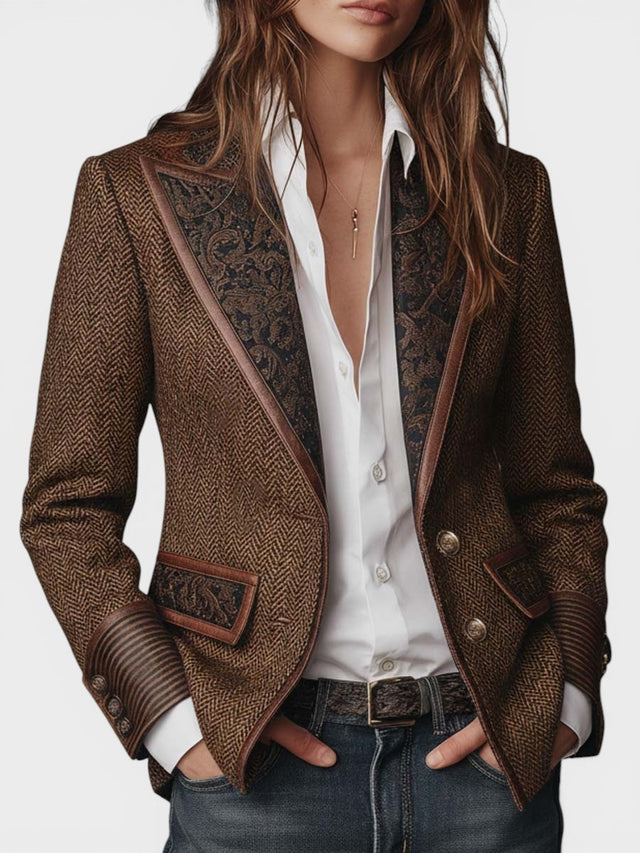 Teresa™ | Elegantný tweedový blazer