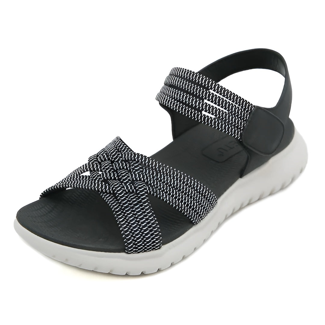 Christina | Woven Strap Comfort Sandals