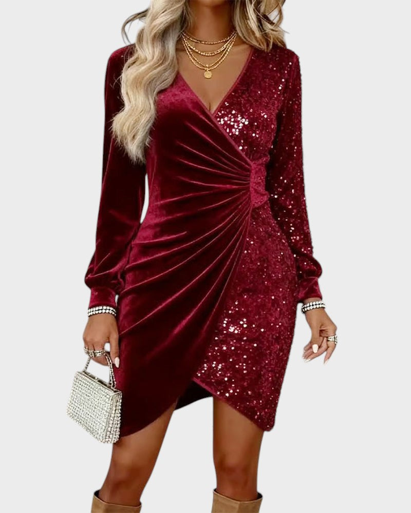 Marina™ | Midi šaty s výstrihom do V
