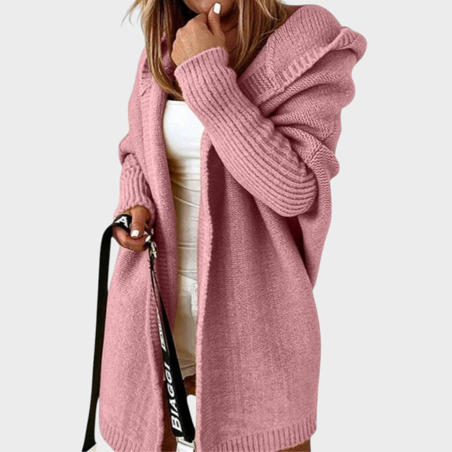 Marcela™ | Oversized pletený cardigan s kapucňou