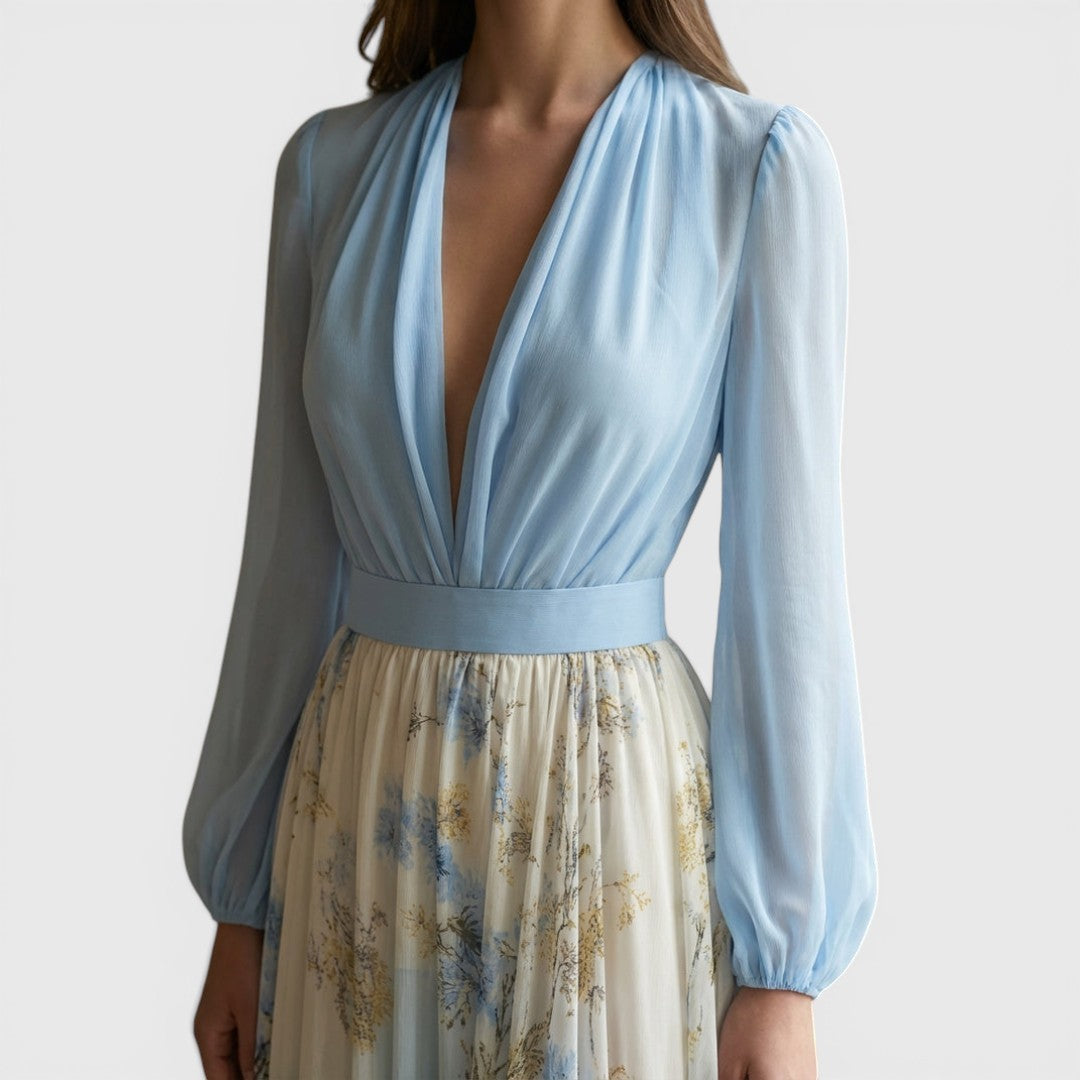 Valeria™ | Elegantné kvetinové maxi šaty