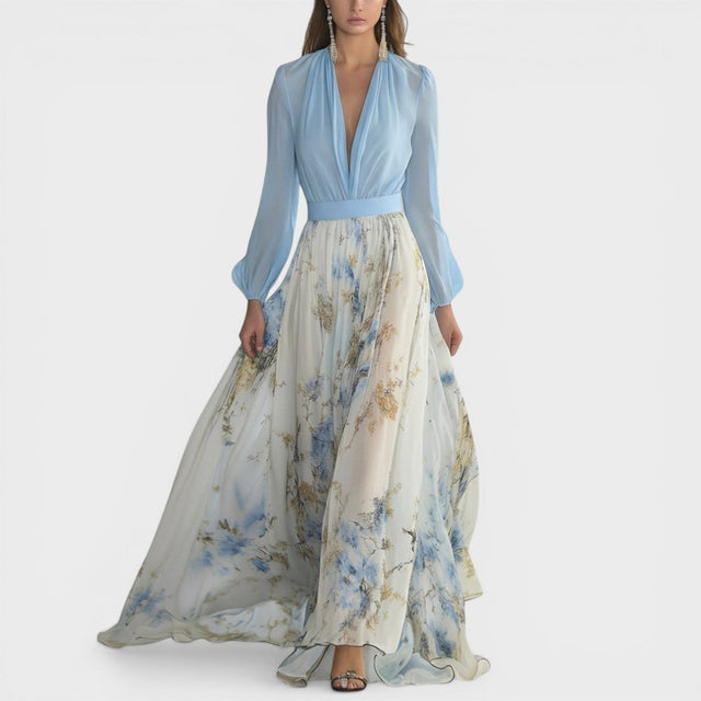Valeria™ | Elegantné maxi kvetinové šaty