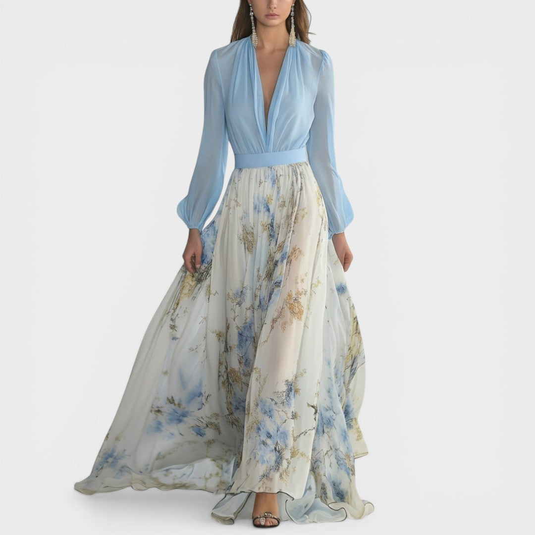 Valeria™ | Elegantné kvetinové maxi šaty