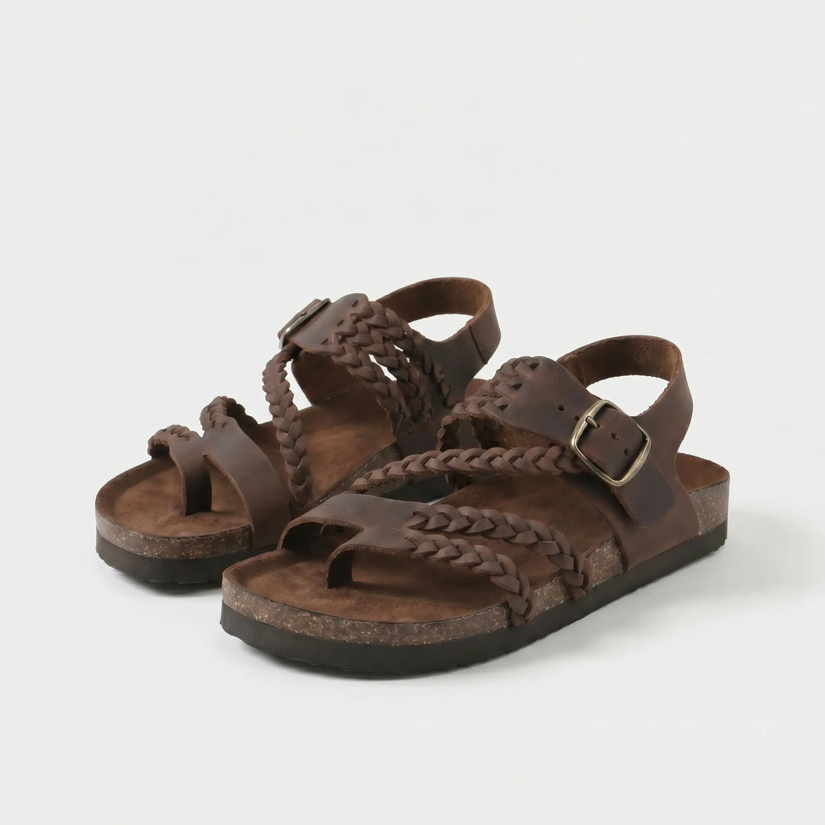 Mara | Woven Strap Footbed Sandals