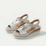 Serena | Cork Wedge Espadrille Sandals