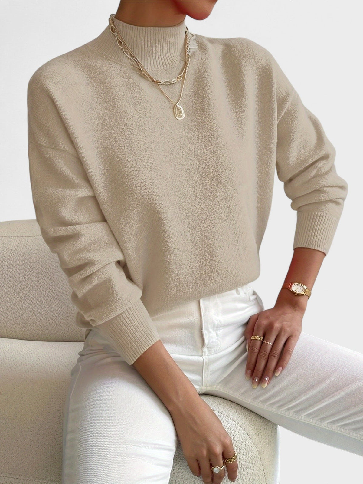 Petra™ | Elegantný vysoký sveter