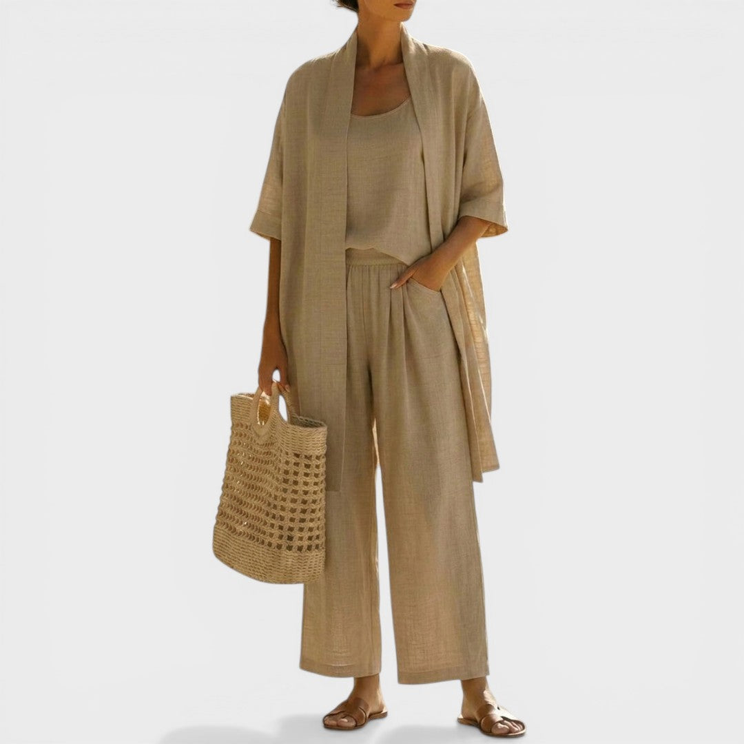Isabela™ | Elegantná ľanová súprava