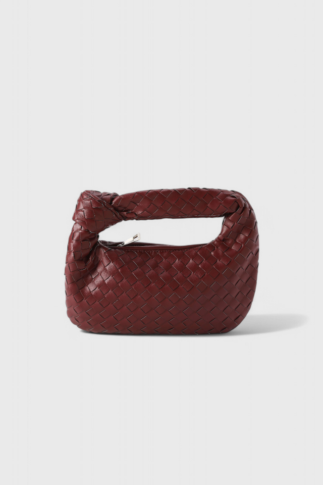 Sage Bolso Satchel Mini Woven