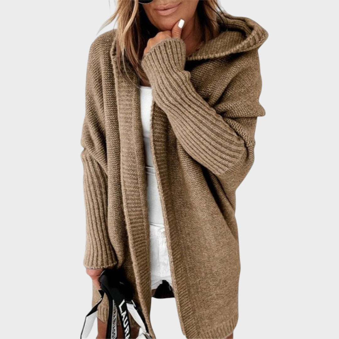 Marcela™ | Oversized pletený cardigan s kapucňou